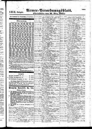 1414.Ausgabe. Samstag, 31. März 1917