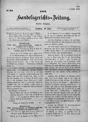No. 24. 22. Juni 1872