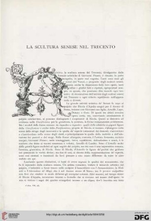 7: La scultura senese nel trecento