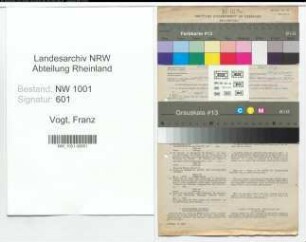 Entnazifizierung Franz Vogt, geb. 19.06.1893 (Ingenieur)