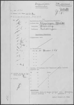 Kuppingen-Affstätt: Visitationsbericht mit Pfarrbericht 1965