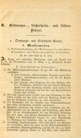 B. Ordnungs-, Sicherheits- und Sitten-Polizei