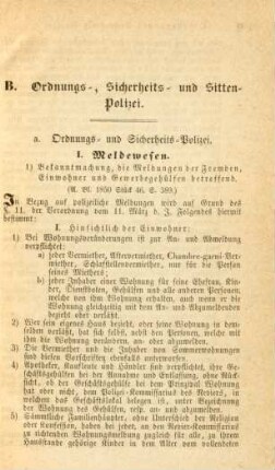B. Ordnungs-, Sicherheits- und Sitten-Polizei