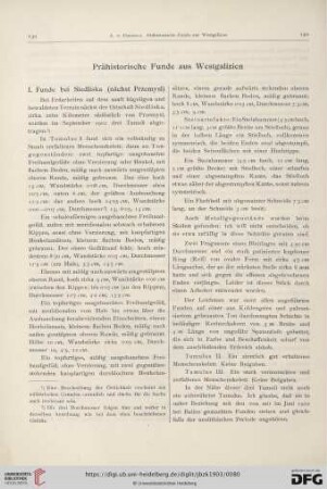 Prähistorische Funde aus Westgalizien