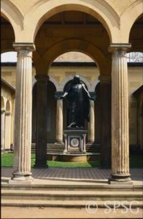 Potsdam, Park Sanssouci, Marlygarten, Friedenskirche, Segnender Christus.