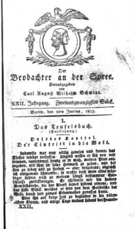 22. Stueck, 2. Juni 1823