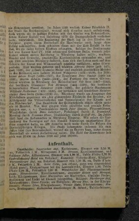 Aufenthalt.
