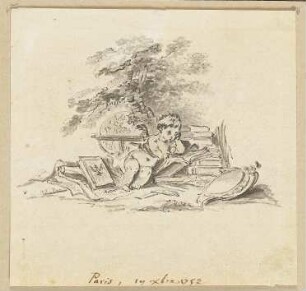 Lesender Putto