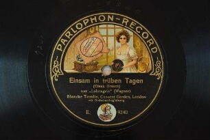 Einsam in trüben Tagen (Elsas dream) : aus "Lohengrin" / (Wagner)