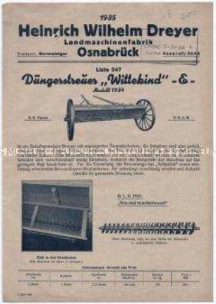 Düngerstreuer "Wittekind"
