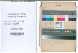 Entnazifizierung Max Sartory , geb. 07.06.1911 (Kreisinspektor)
