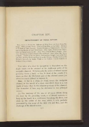 CHAPTER XIV. IMPROVEMENT OF TIDAL RIVERS.