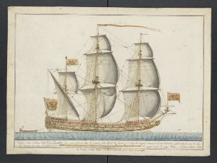 Venezianisches Kriegsschiff, "Vascello o Nave da Guerra della Veneta Repubblica"