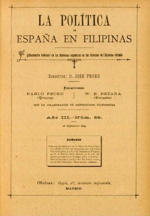 Núm. 69. 26 Septiembre 1893