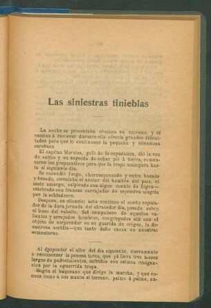 Las siniestras tinieblas