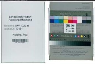 Entnazifizierung Paul Helbing , geb. 27.07.1901 (Ingenieur)