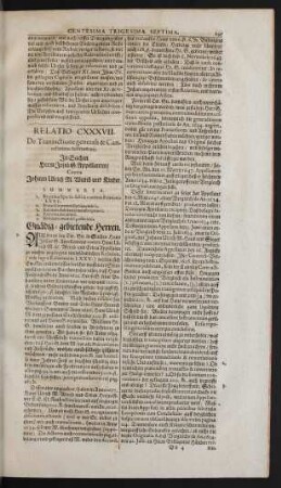 Relatio CXXXVII.