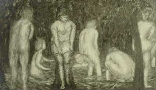 Badende in der Frühe