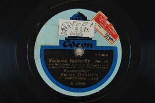 Madame Butterfly : Arie der Butterfly: Che tua madre dovra prenderti in braccio (Deine Mutter soll dich im Arme tragen) / (Puccini)