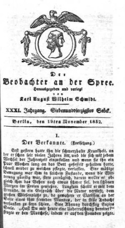 47. Stueck, 19. November 1832