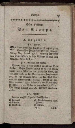 Erster Abschnitt - Fünfter Abschnitt.