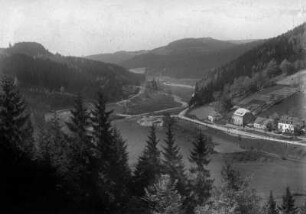 Ortsansicht - Blick Richtung Wolkenstein - Straßenabzweig nach Arnsfeld