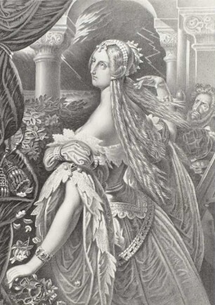 Marie, Illustration zu Wilhelm Hauffs "Lichtenstein"