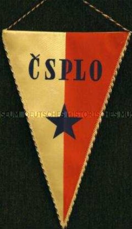 Wimpel der Staatlichen Binnenreederei der CSSR