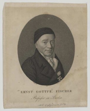 Bildnis des Ernst Gottfr. Fischer