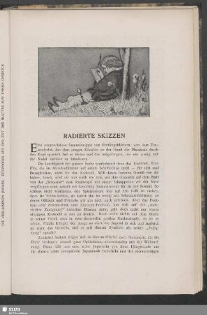 Radierte Skizzen