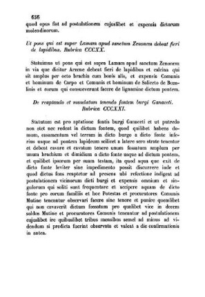 Rubrica CCCXXI. - Rubrica CCCXL.