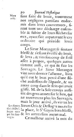 François tuez par les Sauvages.