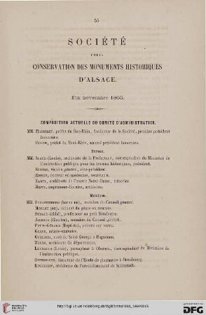 Composition actuelle du Comité d'administration