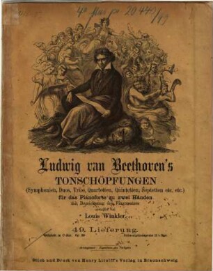 Ludwig van Beethoven's Tonschöpfungen : (Symphonien, Duos, Trios, Quartetten, Quintetten, Septetten etc. etc.). 49, Quintett in C-Dur: op. 29