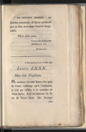 Lettre LXXX.