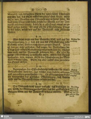 §. 12. Nöthige Anmerckung