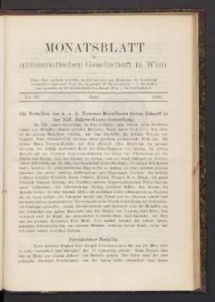 Nr. 83. Juni 1890