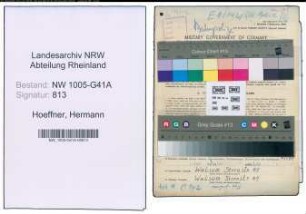Entnazifizierung Hermann Hoeffner , geb. 11.08.1900 (Bahnpolizist)