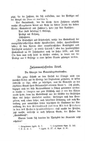 Zusammenfassendes Urteil.