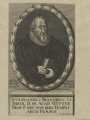 Bildnis des Wolfgangus Frantzius