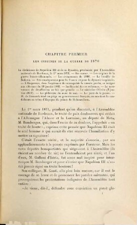 Histoire contemporaine : la chute de l'Empire ; le gouvernement de la défense nationale ; l'assemblée nationale, 1