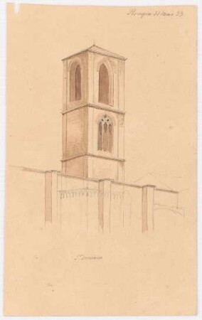 San Domenico, Perugia: Perspektivische Ansicht