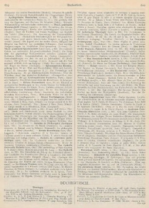 609-616 Bibliographie