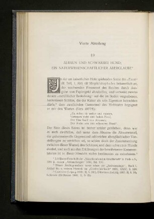 Vierte Abteilung