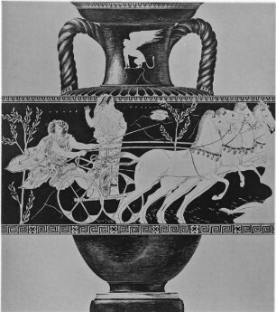 Strickhenkel-Amphora mit Darstellung des Raubes der Hippodameia