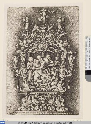 Ein Reliquiarium (Beweinung Christi)