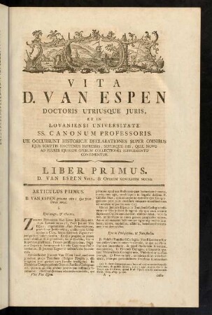 1-188, Vita D. van Espen [...]