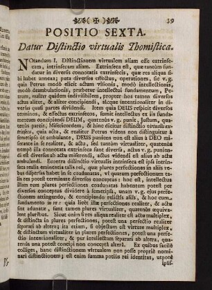 39-45, Positio Sexta. Datur Distinctio virtualis Thomistica