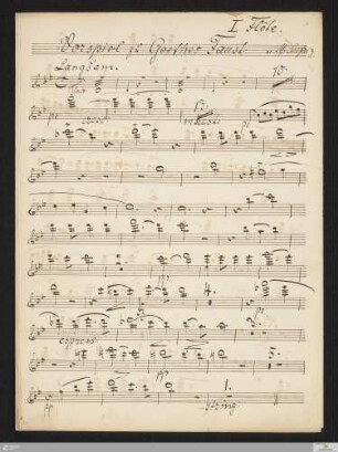 Vorspiel zu Goethes Faust