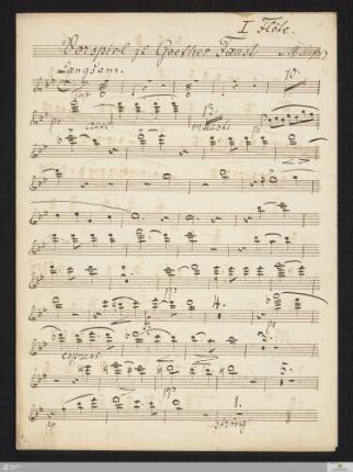 Vorspiel zu Goethes Faust